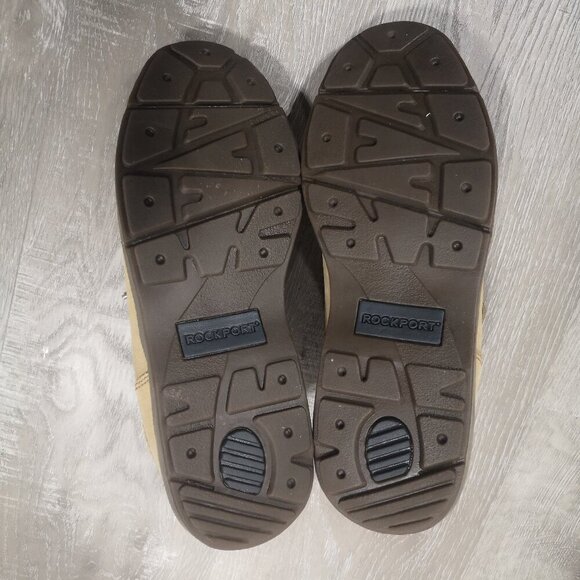 Rockport Men's Size 8.5W Tan Leather Upper Casual Oxford Shoes - Picture 7 of 9